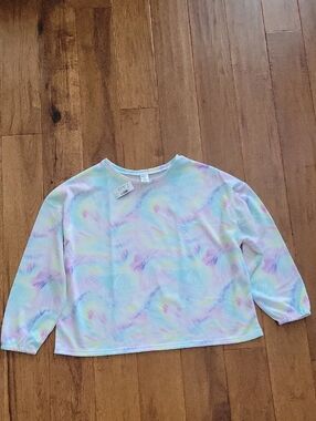 Sugar & Jade Tie-Dyed Oversized Long Sleeve Tee - Size XXL (20/22)